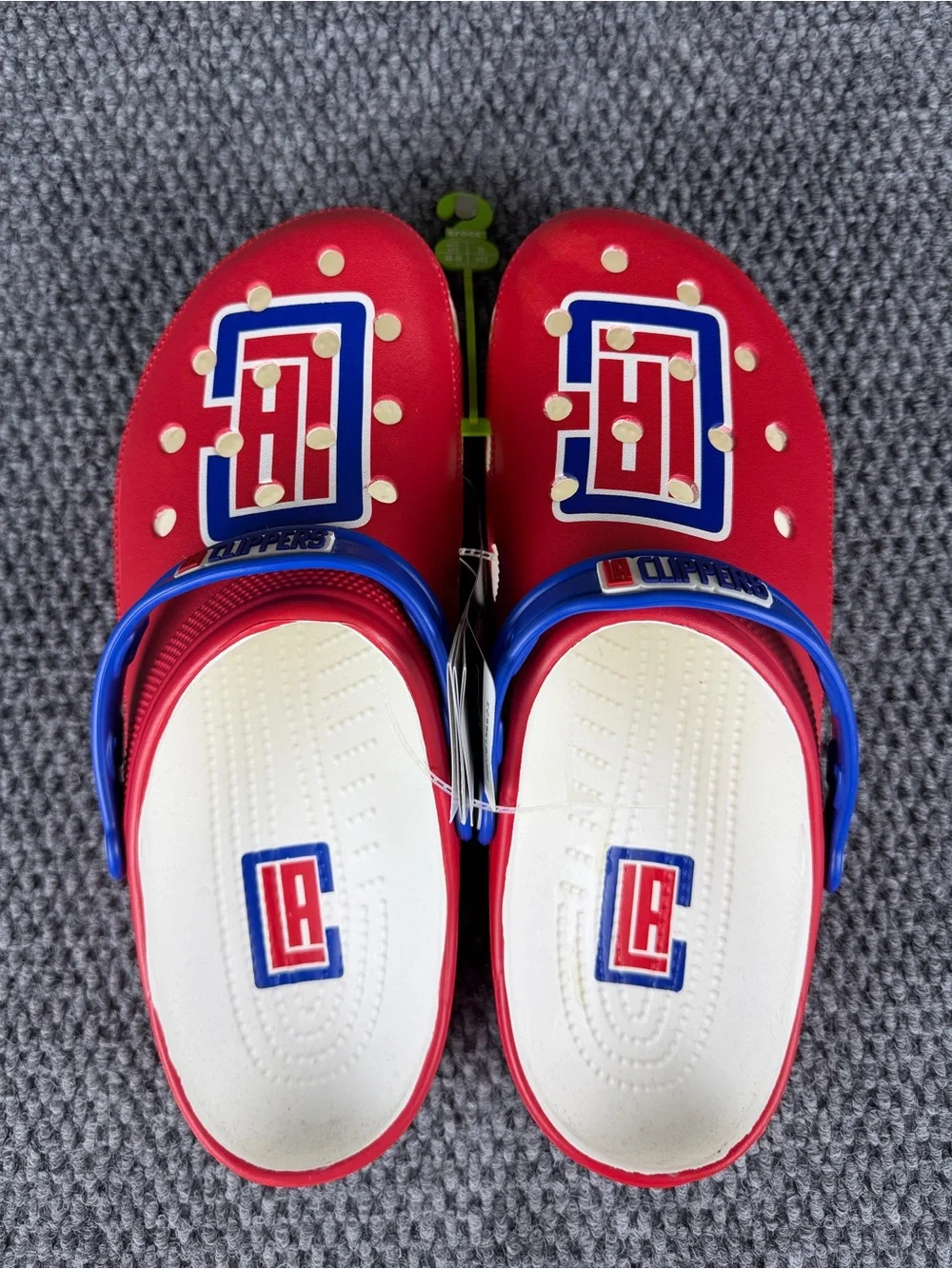 Crocs Classic Clog Official Los Angeles Clippers NBA Red Slip On Size Men's 13